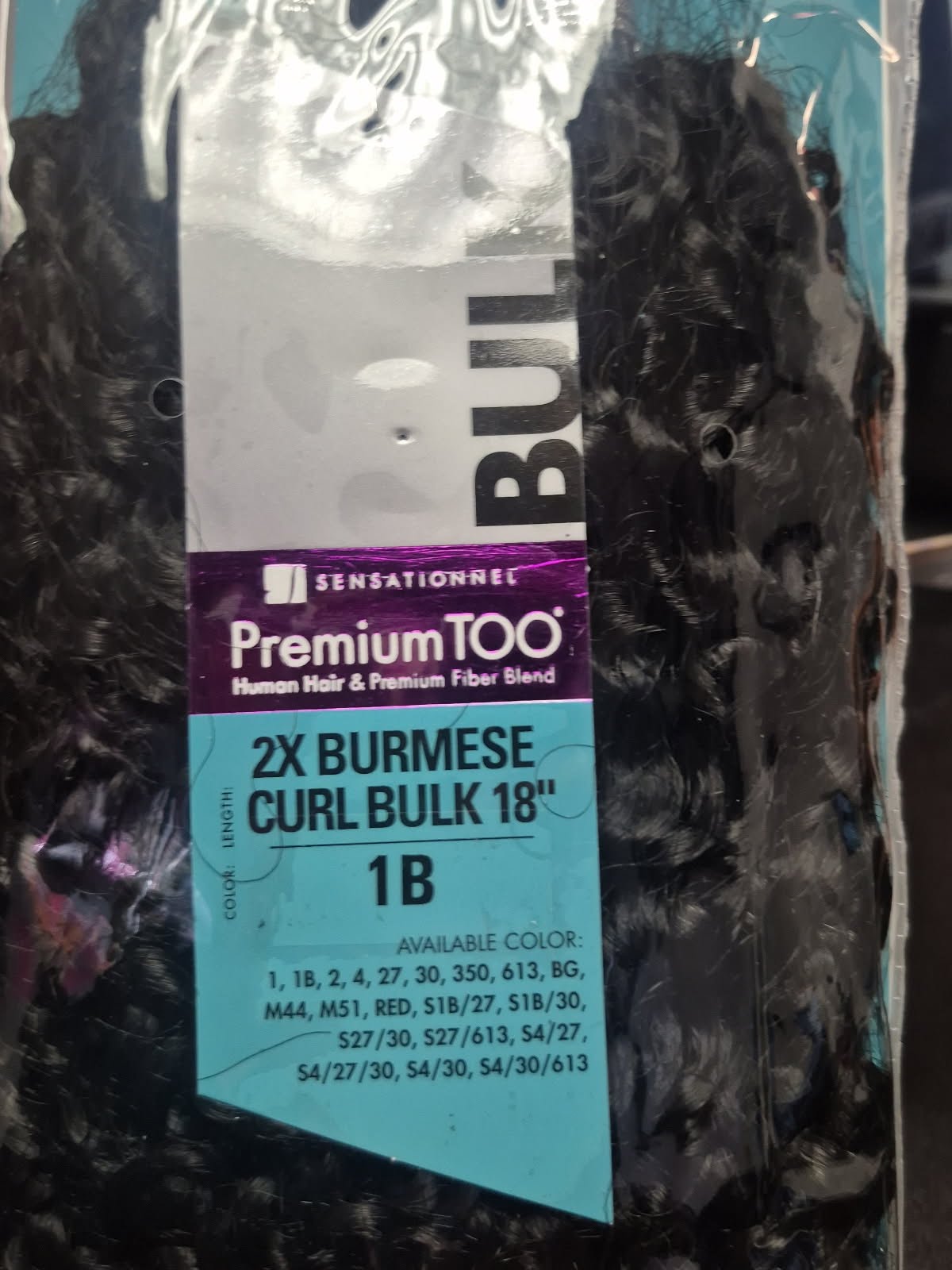 PREMIUM TOO 2X BURMESE CURL BULK 18 IN