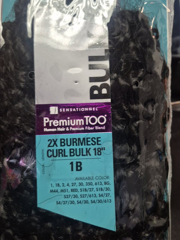 PREMIUM TOO 2X BURMESE CURL BULK 18 IN