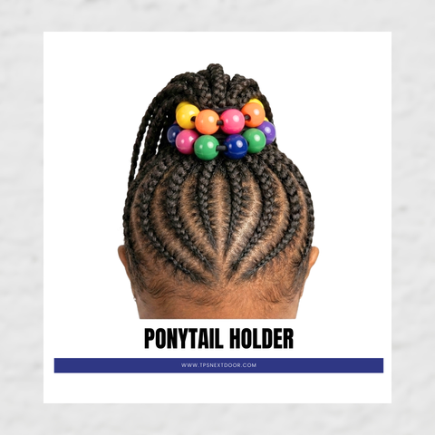 12 PONYTAIL HOLDERS 16MM (ORANGE, VIOLET, GREEN, BLUE, YELLOW, PURPLE)