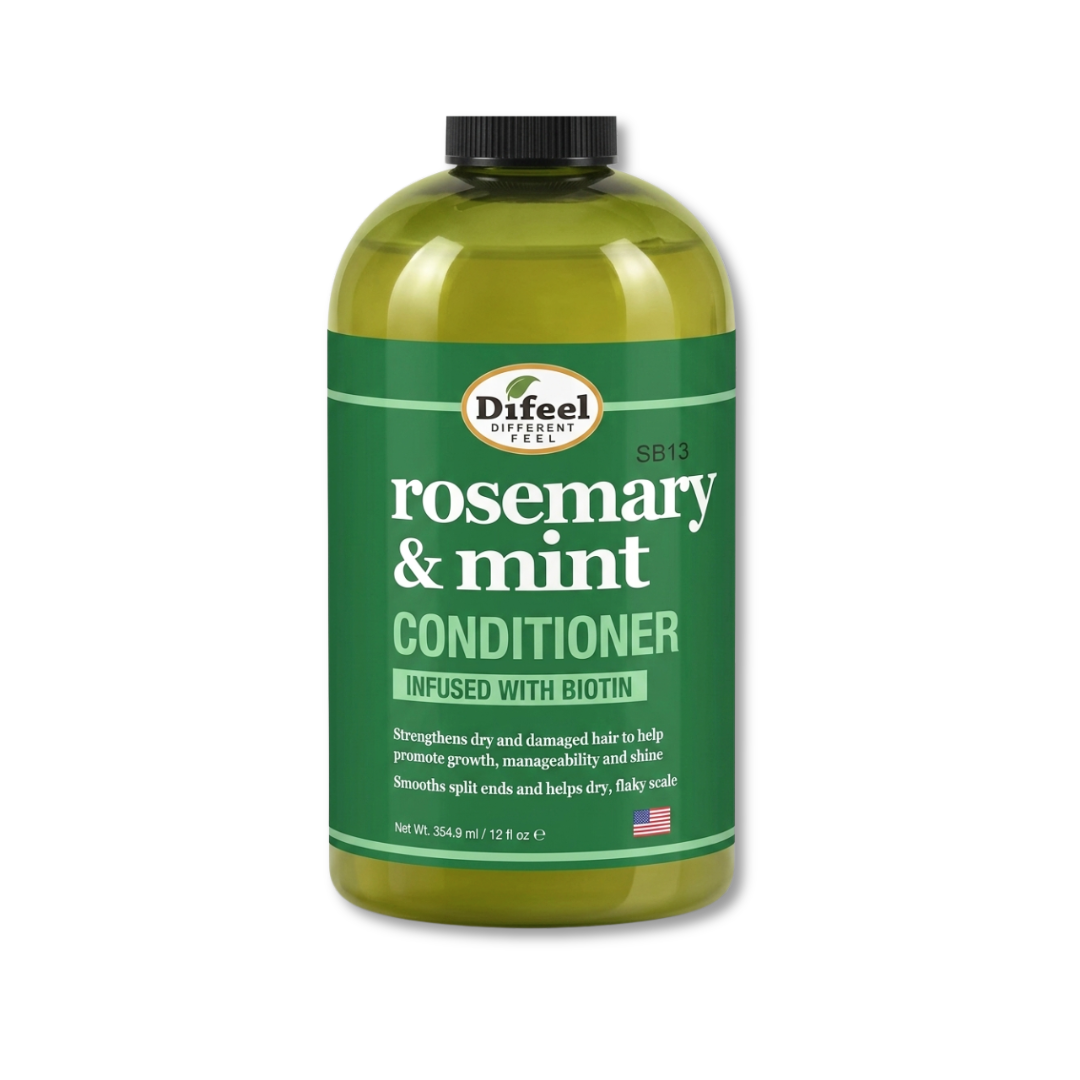 DIFEEL ROSEMARY & MINT HAIR STRENGTHENING CONDITIONER WITH BIOTIN 12OZ