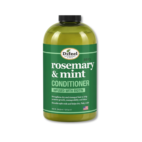 DIFEEL ROSEMARY & MINT HAIR STRENGTHENING CONDITIONER WITH BIOTIN 12OZ