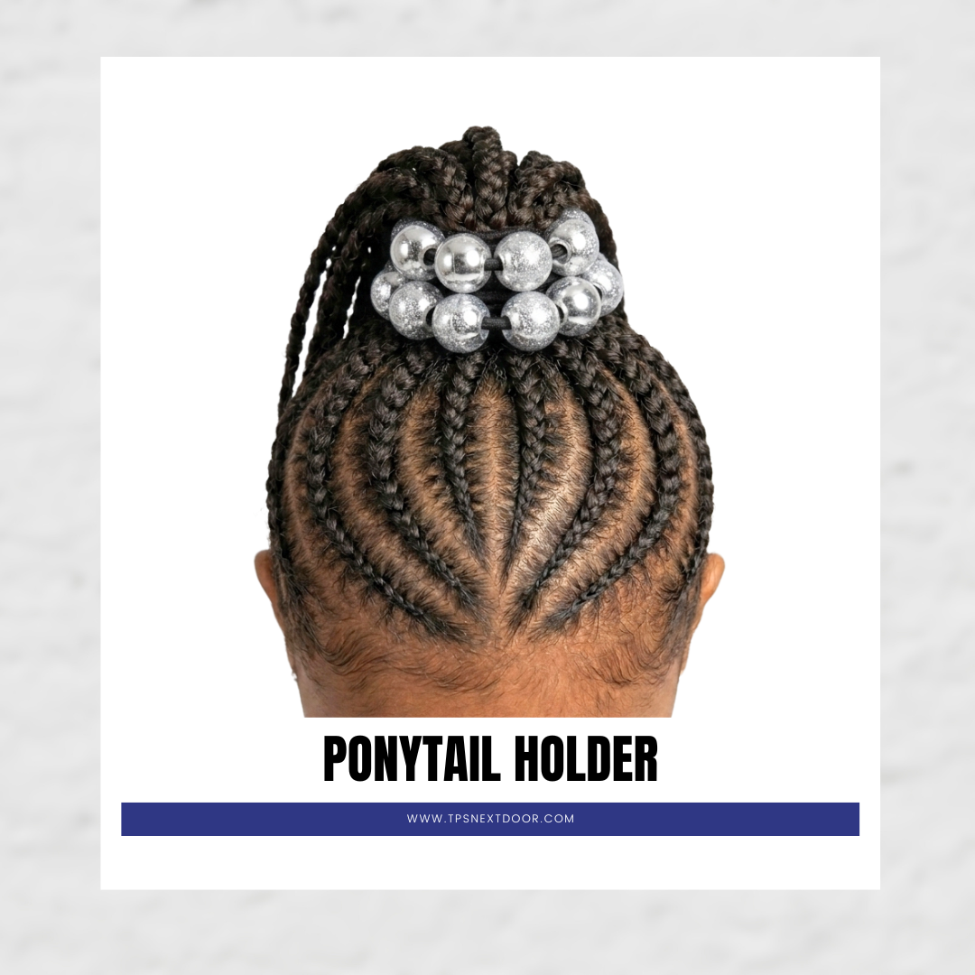 12 PONYTAIL HOLDERS 16MM (CLEAR)