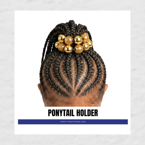PONYTAIL HOLDERS 20 MM (GALACTIC GOLD)