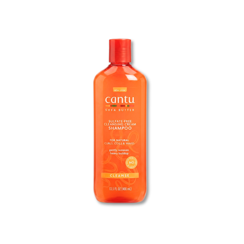 CANTU SHEA BUTTER SULFATE FREE CLEANSING CREAM SHAMPOO