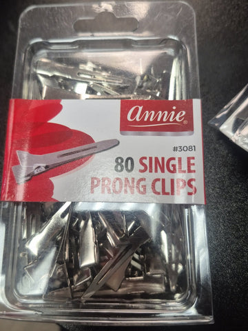 ANNIE 80 SINGLE PRONG CLIPS