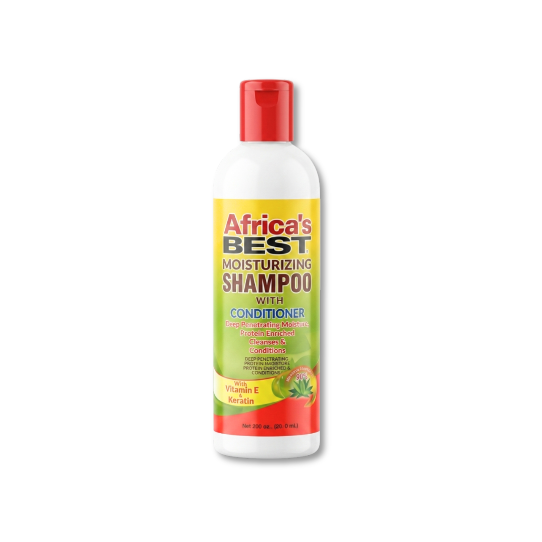 AFRICA'S BEST MOISTURIZING SHAMPOO WITH CONDITIONER 12 oz
