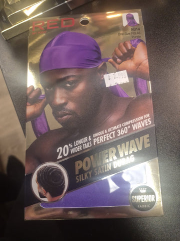 RED BY KISS HDUPPXX(HDXX) POWER WAVE SILKY SATIN DURAG