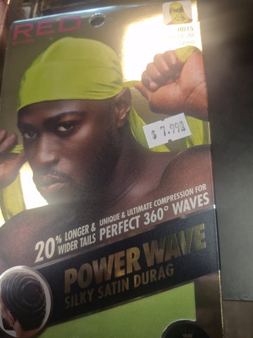 RED BY KISS HDUPPXX(HDXX) POWER WAVE SILKY SATIN DURAG