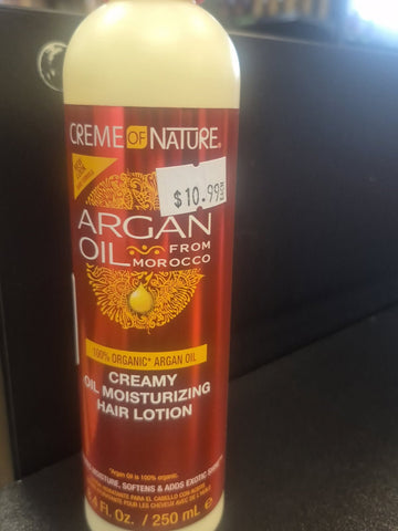 CREME OF NATURE ARGAN OIL CREAMY OIL MOISTURIZING HAIR LOTION