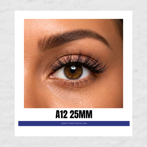 3D Mink Eye Lashes A12 25mm