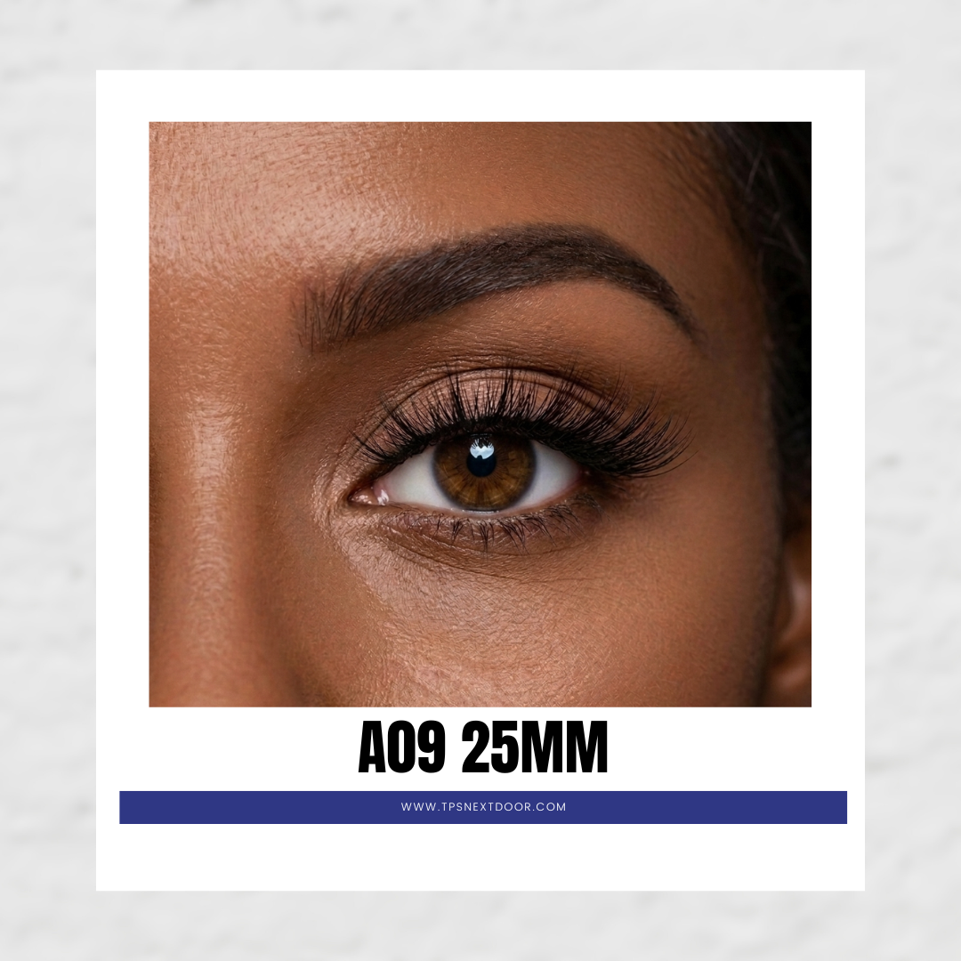 3D Mink Eye Lashes A09 25mm