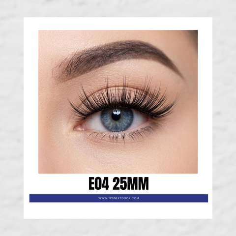 3D Mink Eye Lashes E04 25mm