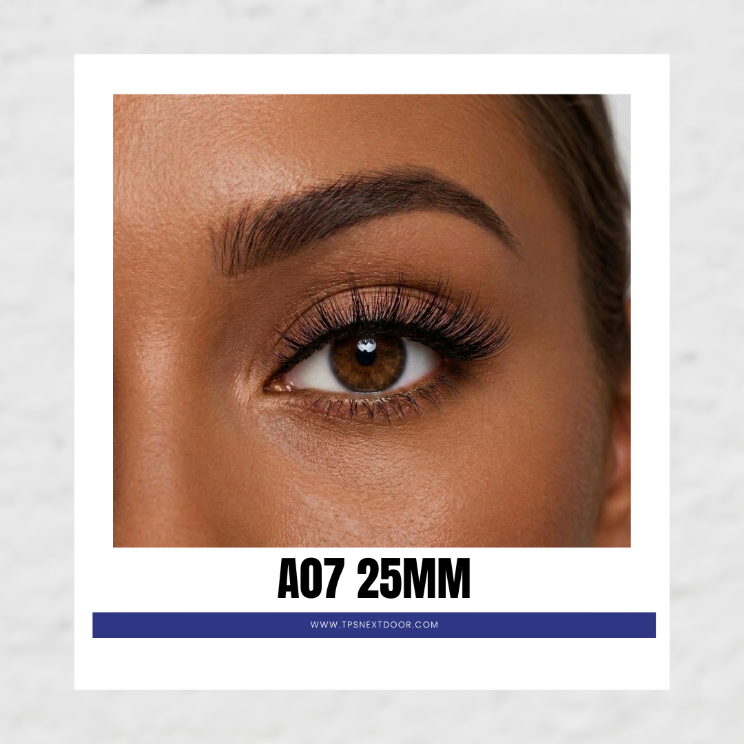 3D Mink Eye Lashes A07 25mm