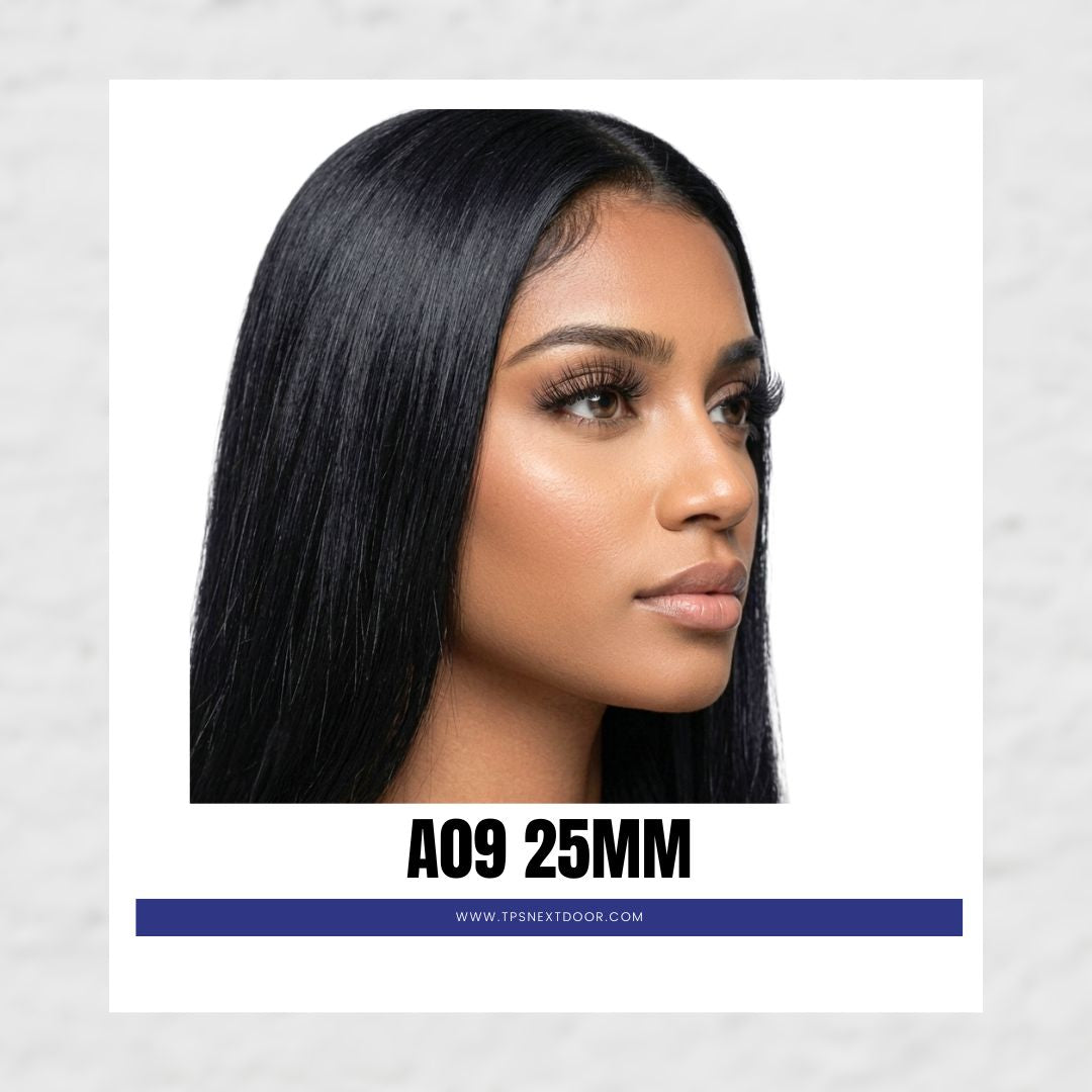 3D Mink Eye Lashes A09 25mm