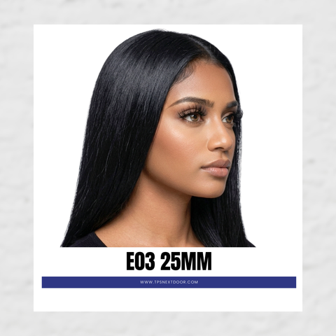 3D Mink Eye Lashes E03 25mm