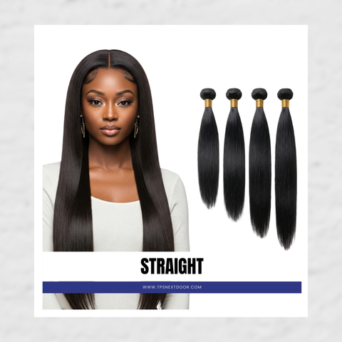 Bundle Deal: 18/20/22/24 Black Straight
