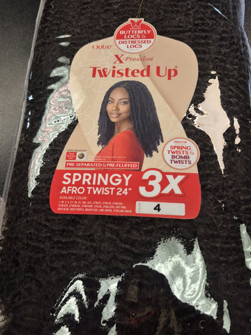 OUTRE SPRINGY AFRO TWISTED UP 24" 3X