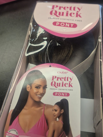 OUTRE SYNTHETIC PRETTY QUICK PONY - MIMI 20 IN
