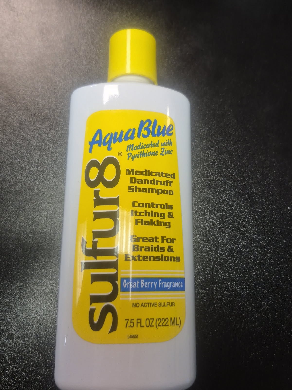 SULFUR 8 AQUA BLUE MEDICATED DANDRUFF SHAMPOO