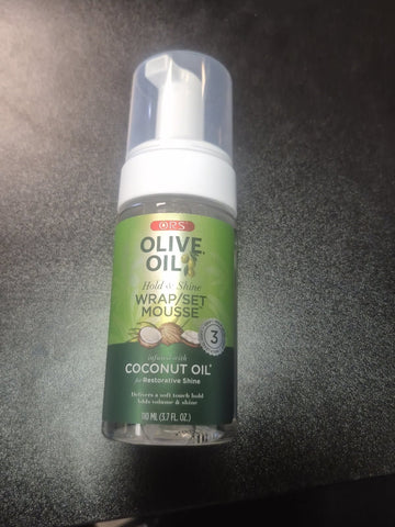 ORS OLIVEOIL WRAP SET HAIR MOUSSE 3.7 OZ