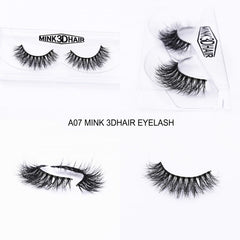 3D Mink Eye Lashes A07 25mm