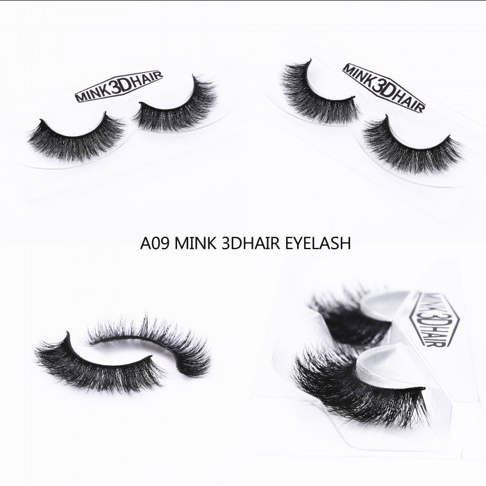 3D Mink Eye Lashes A09 25mm