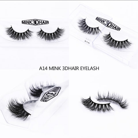3D Mink Eye Lashes A14 25mm