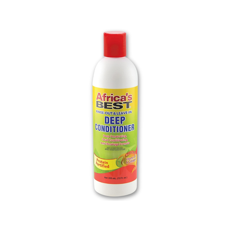 AFRICA'S BEST RINSE-OUT & LEAVE-IN DEEP CONDITIONER 12 OZ