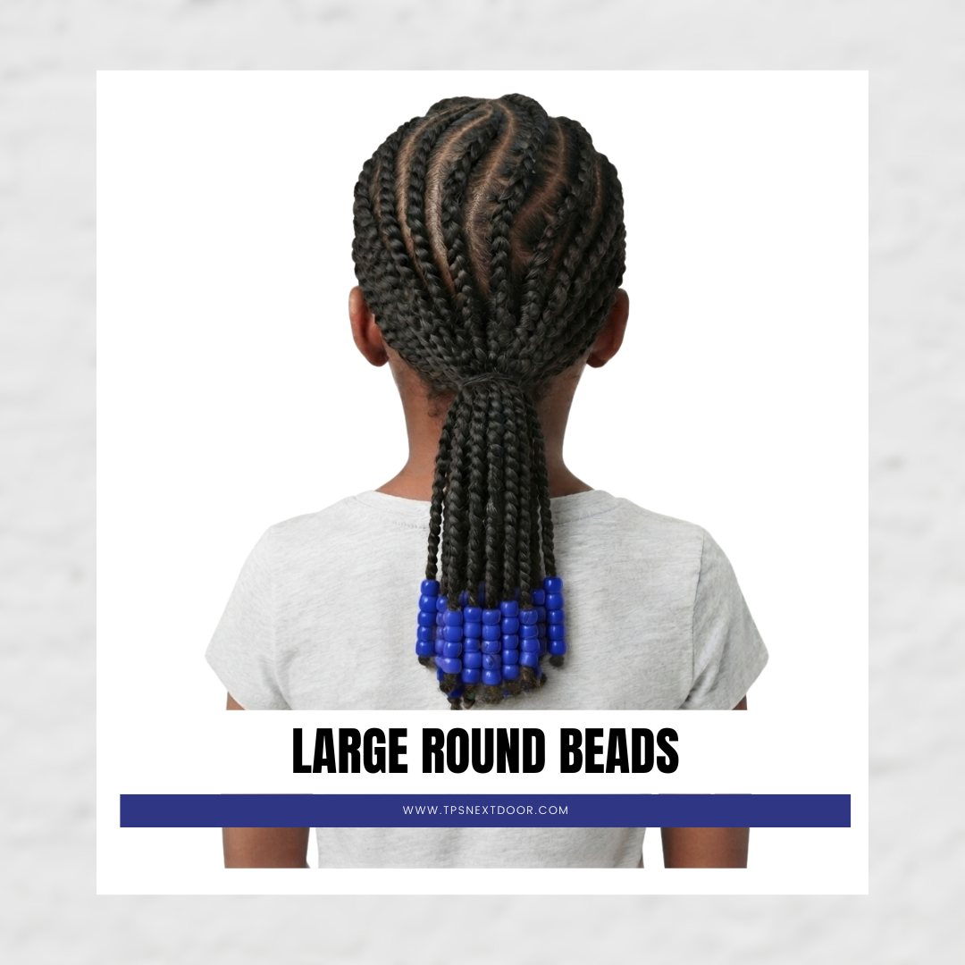 BEADS (BLUE) LARGE ROUND