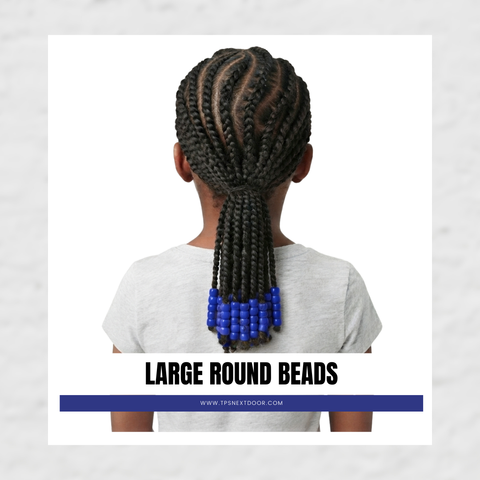 BEADS (BLUE) LARGE ROUND