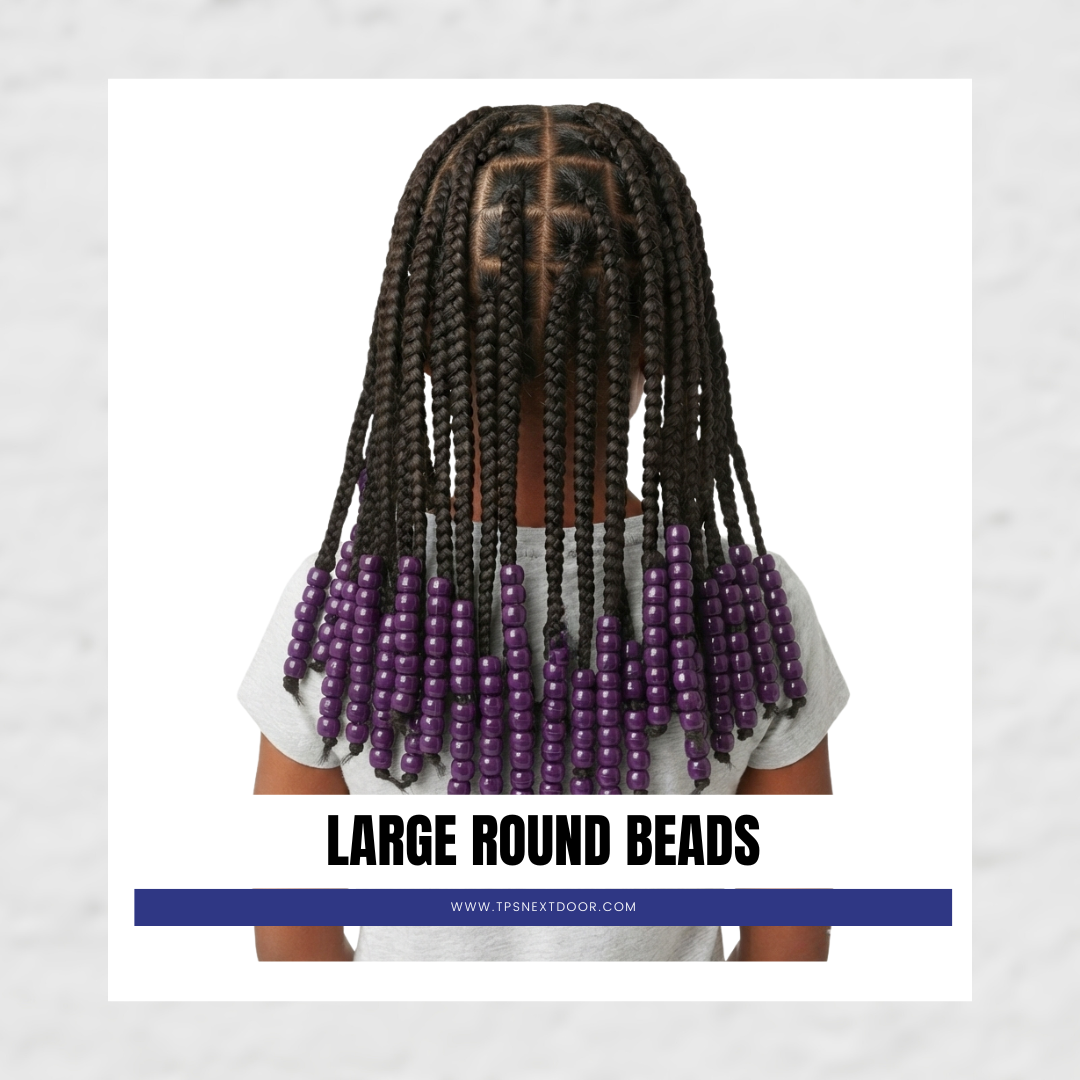 BEADS (PURPLE) LARGE ROUND