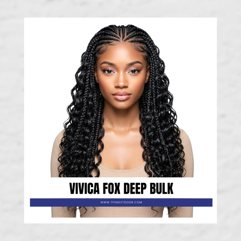 VIVICA FOX BOHO STYLE HUMAN HAIR BLEND DEEP BULK 18"