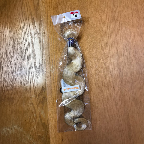 Weave: Human Hair Blonde Body Wave 18"