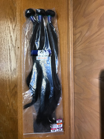Bundle Deal: 18/20/22/24 Black Straight
