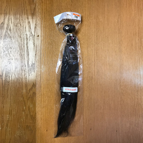 Weave: Human Hair Black Straight 16"