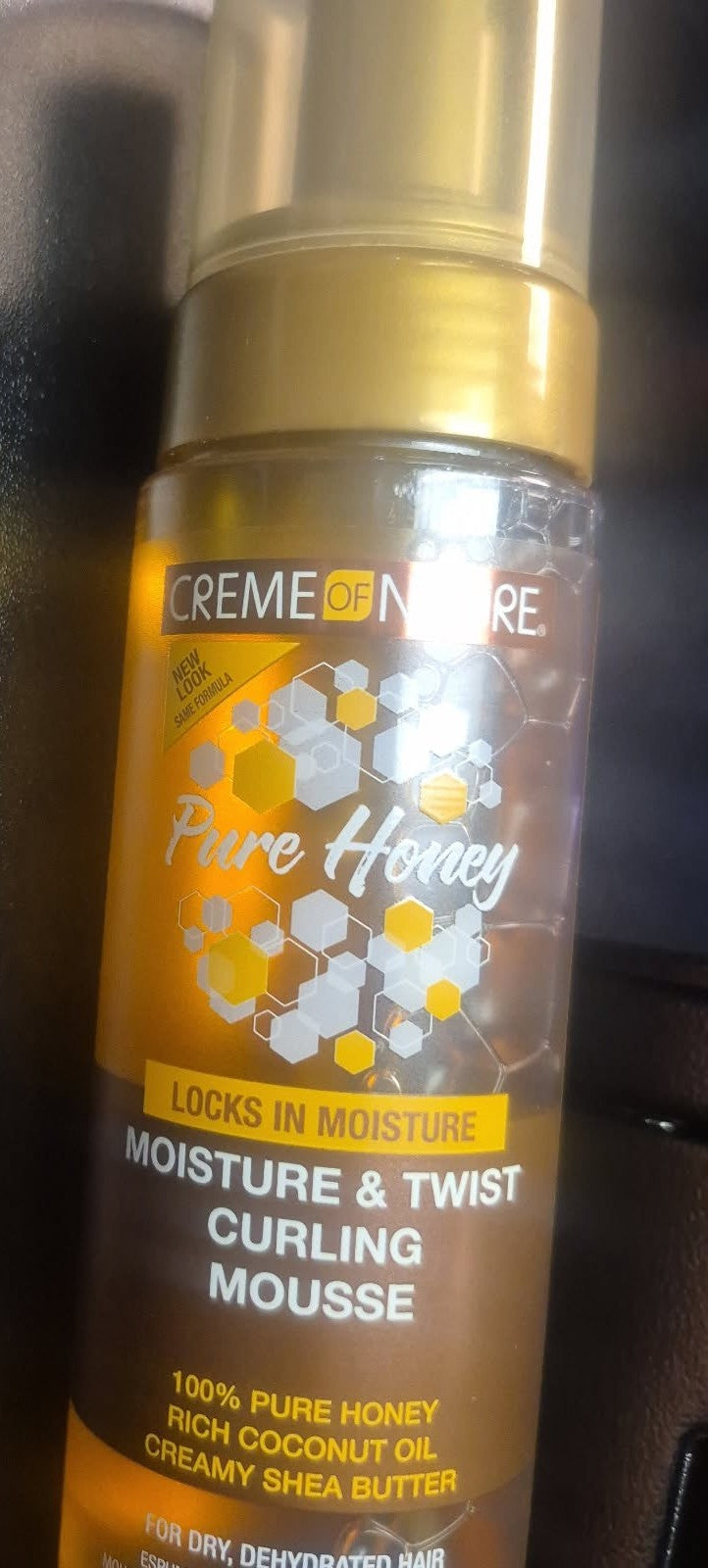 CREME OF NATURE CURL DEFINING MOISTURE & TWIST CURLING MOUSSE 7 OZ