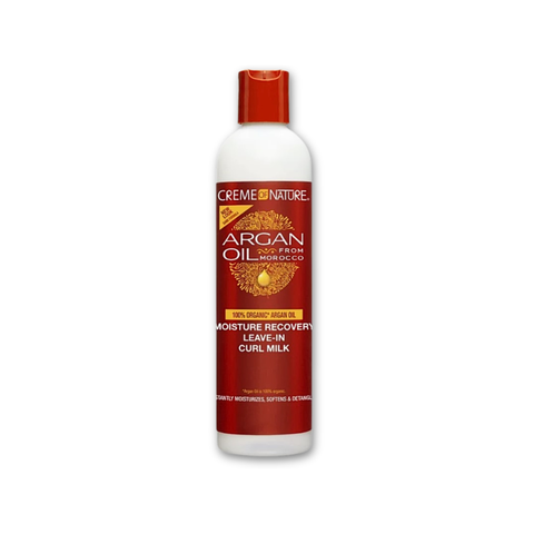 CREME OF NATURE ARGAN OIL MOISTURE RECOVERY LEAVE IN CURL MILK