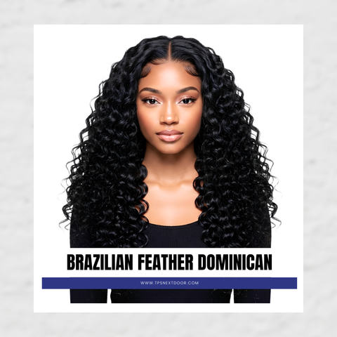 CROCHET PURPLE PACK BRAZILIAN FEATHER DOMINICAN 18 IN