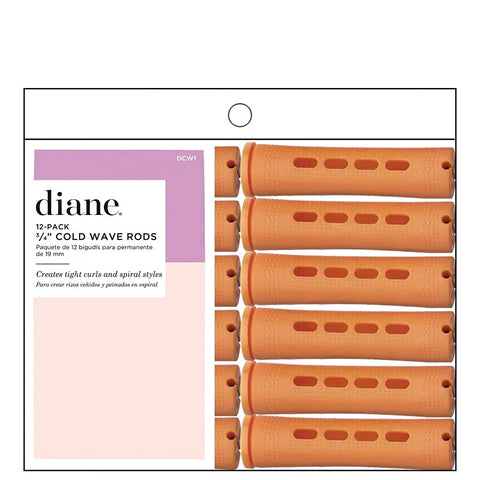 DIANE COLD WAVE RODS 3/4 IN - TANGERINE