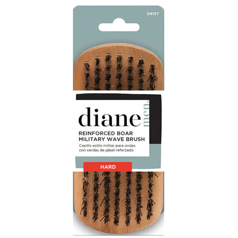 DIANE #D1857 REINFORCED BOAR MILTARY WAVE BRUSH