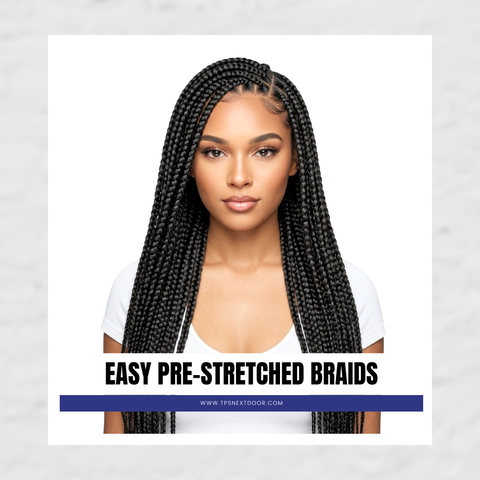 EASY PRE-STRETCHED BRAIDS XTREME 3X 48 INCH (3 BUNDLES/PACK)