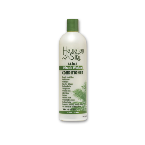HAWAIIAN SILKY 14 IN 1 MIRACLE WORKER CONDITIONER 16 OZ