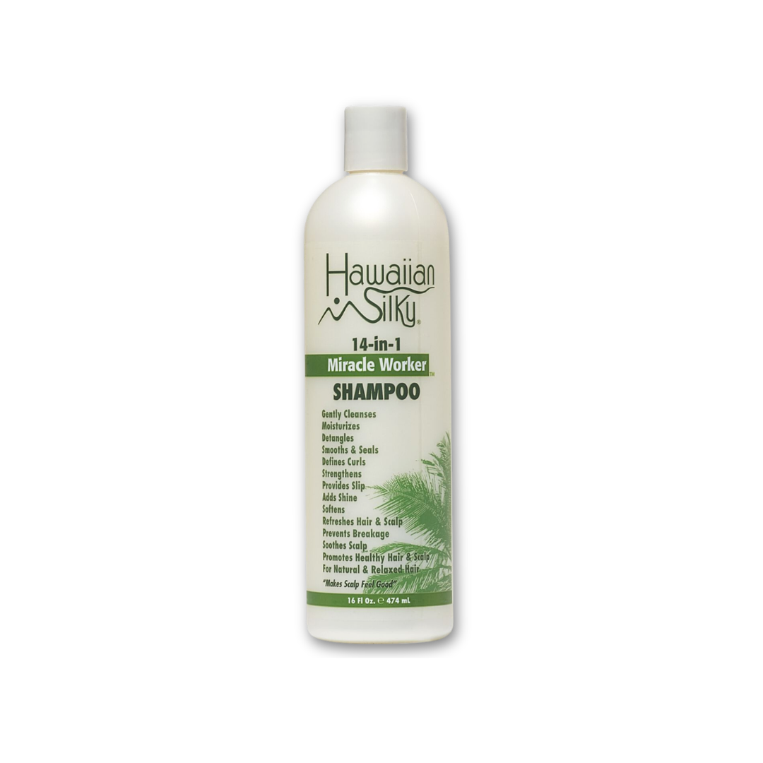 HAWAIIAN SILKY 14 IN 1 MIRACLE WORKER SHAMPOO 16 OZ