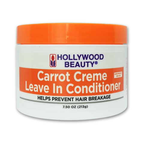 HOLLYWOOD BEAUTY CARROT CREME LEAVE IN CONDITIONER 7.5OZ