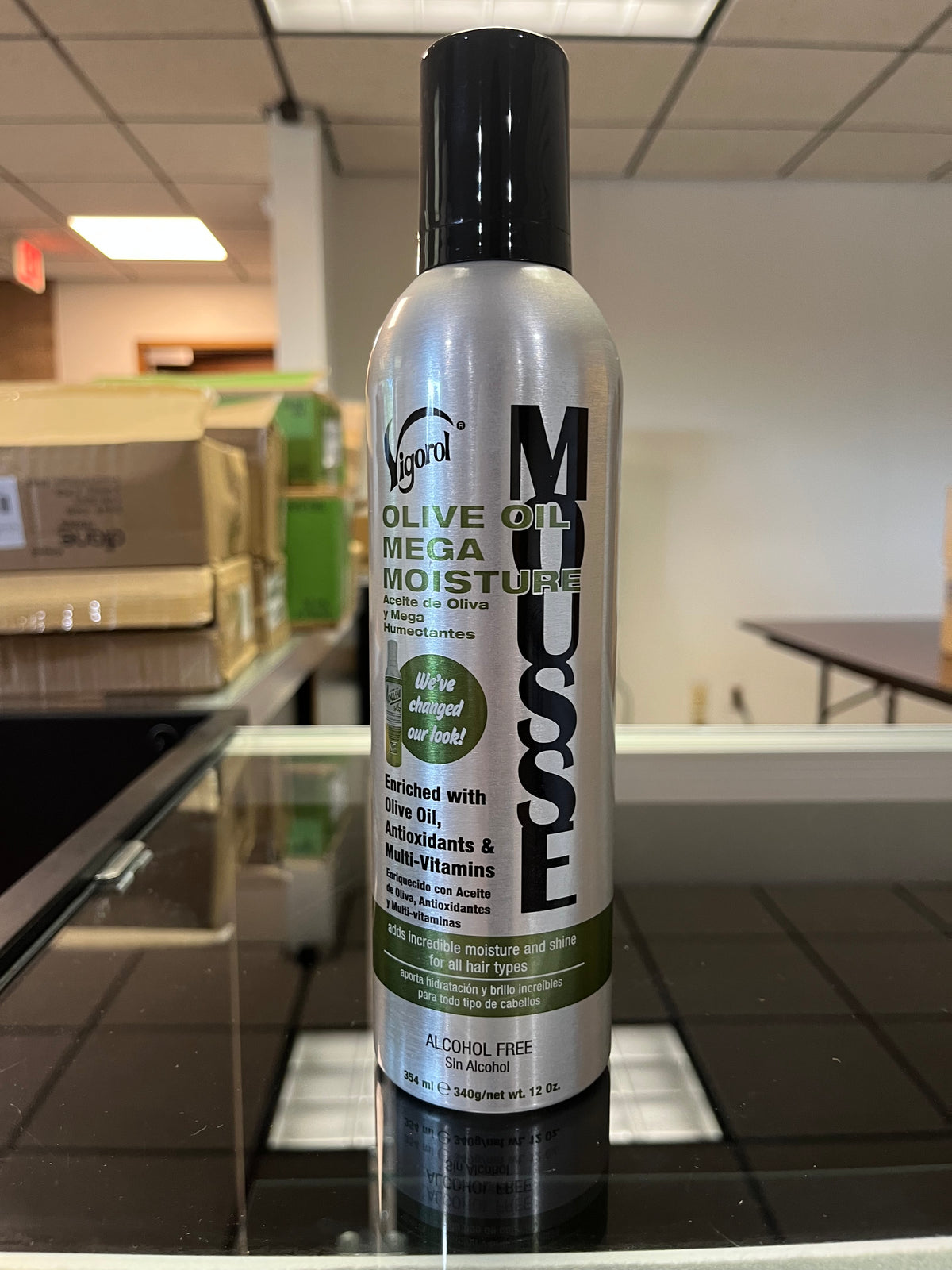 VIGOROL OLIVE OIL MEGA MOISTURE MOUSSE 12OZ