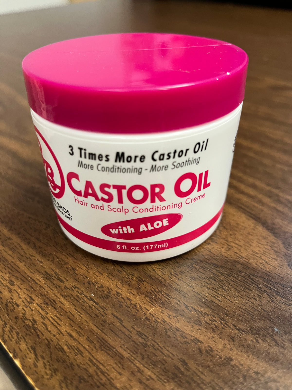 BB CASTOR OIL HAIR STRENGTHENING CREAM 6 OZ