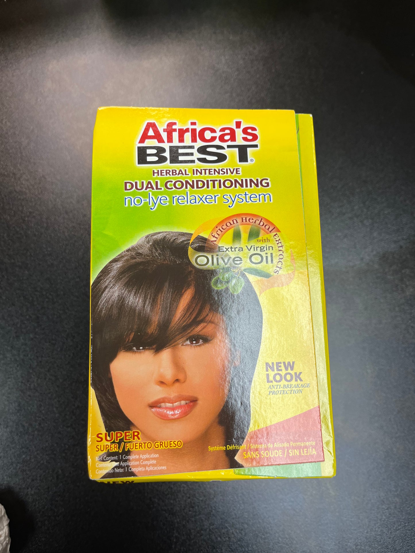 AFRICA'S BEST DUAL CONDITIONING NO-LYE RELAXER SYSTEM KIT - SUPER