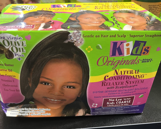 KIDS ORIGINALS NATURAL CONDITIONING RELAXER SYSTEM NO LYE KIDS COARSE