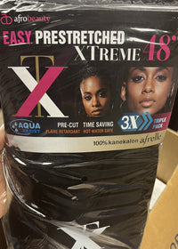EASY PRE-STRETCHED BRAIDS XTREME 3X 48 INCH (3 BUNDLES/PACK)