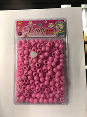 LARGE ROUND BEADS VALUE PACK (HOT PINK)